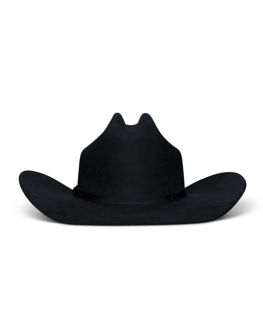 Cattleman Fur Cowboy Hat - Black rabbit fur | Tecovas display picture 3