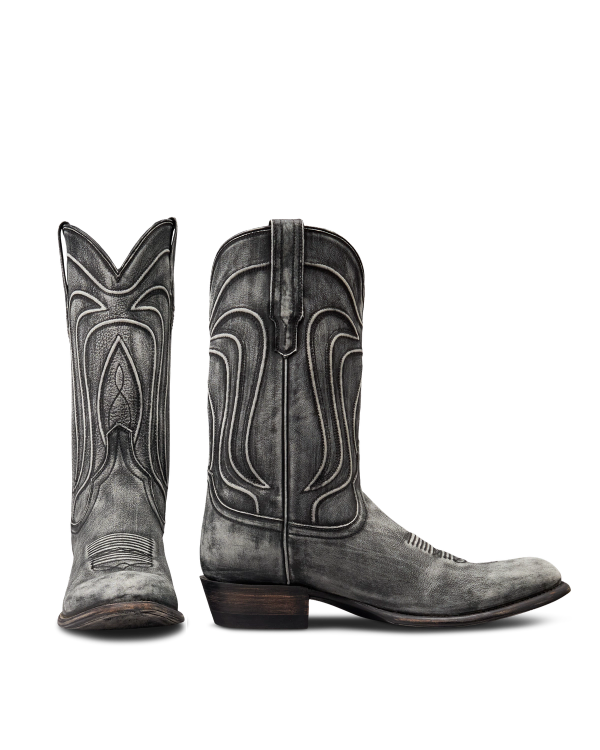 Pair view of The Cartwright - Gunsmoke Cowhide on plain background