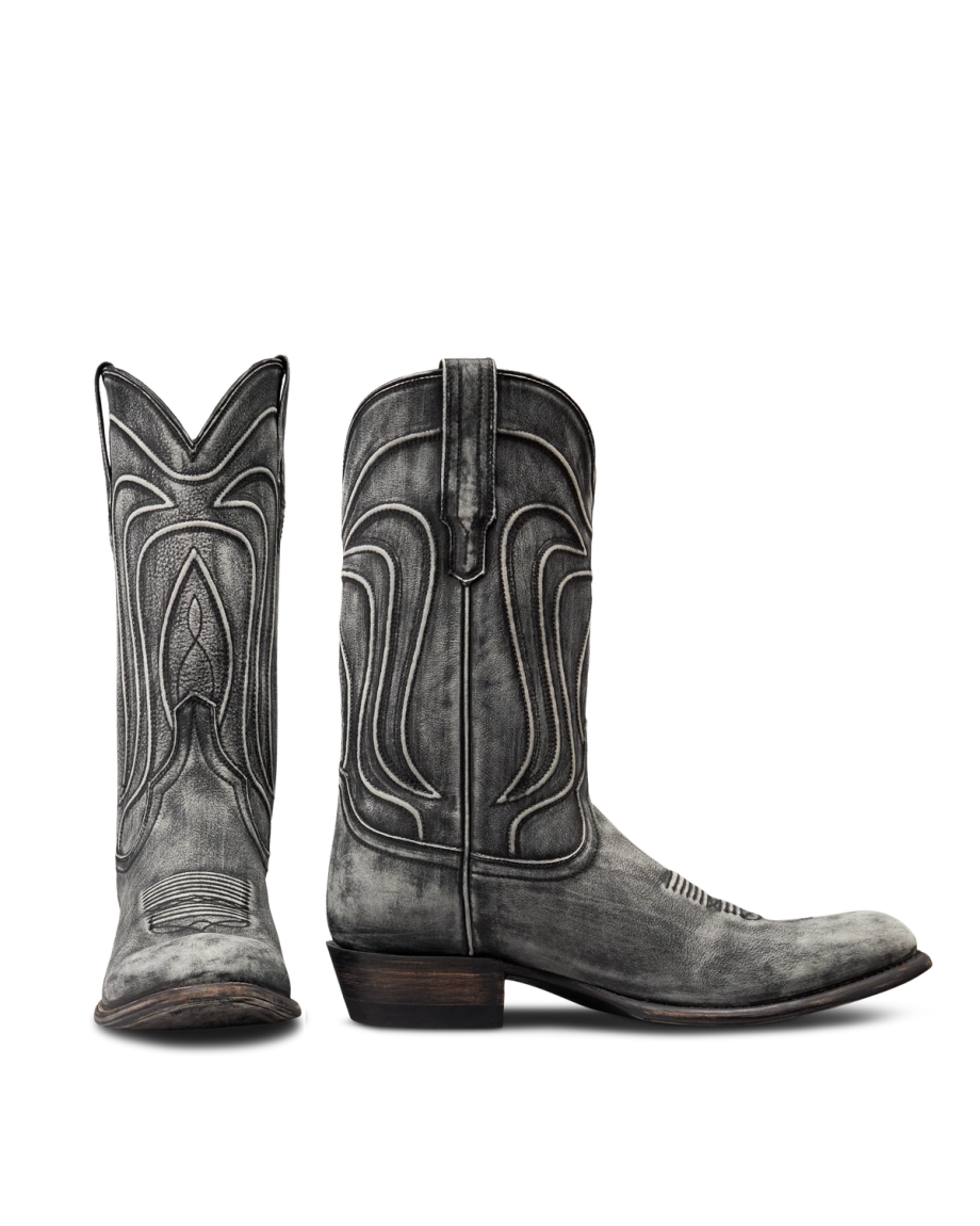 Pair view of The Cartwright - Gunsmoke Cowhide on plain background