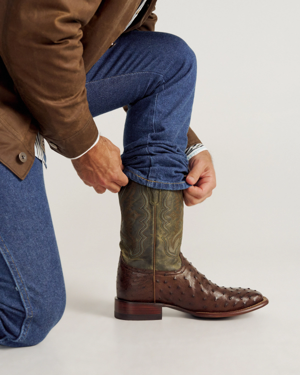 View of The Emmitt II - Tobacco Ostrich