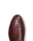 Toe view of The Wyatt II - Mahogany on plain background