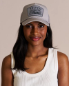Lifestyle view of Dream of Horses 5-Panel High Pro Trucker - Gray