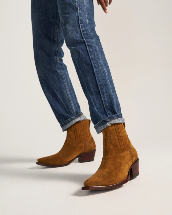 View of The Piper II - Sienna Suede