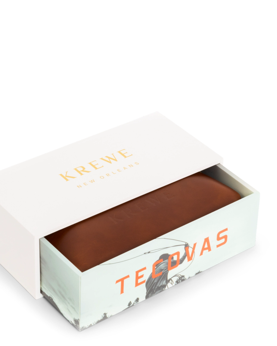 Closeup view of Tecovas x KREWE STL II - Cactus 18K