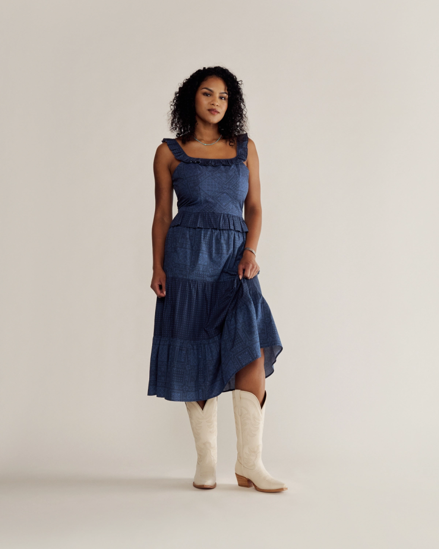 Women's Bandana Peplum Tank | Tecovas