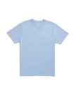Front view of Men's Roadrunner T-Shirt - Chambray/Bone on plain background