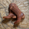Pair of brown cowgirl boots