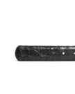 Closeup view of Men's Alligator Belt II - Midnight