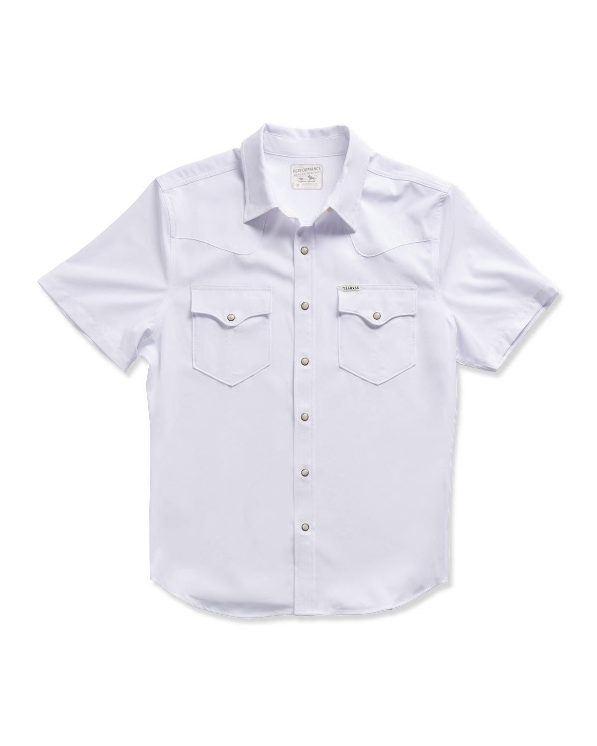 Men's Short Sleeve Performance Western Pearl Snap