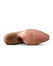 Sole view of The Annie Eyelet - Taupe Roughout on plain background