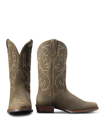 TECOVAS ウエスタンブーツ 11 1/2 スウェード 茶色 ベージュ Cowhide Cowboy Boots | Tecovas