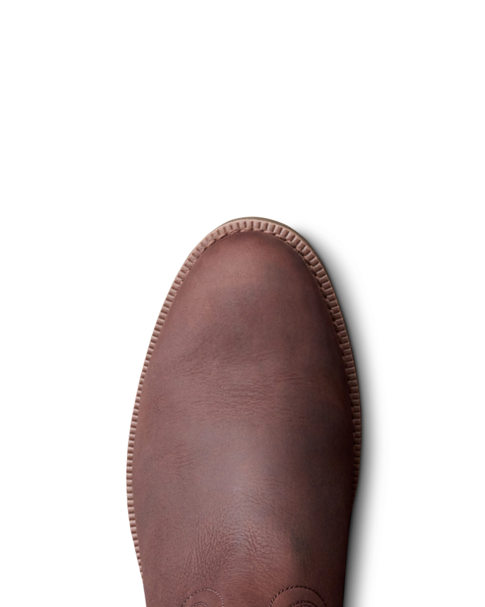 Toe view of The Rugged Roper - Brunette on plain background