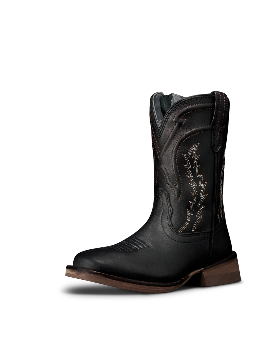 Quarterfront view of The Doc Toddler - Midnight on plain background