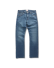 View of Men's Slim Straight Stretch Denim - Medium Indigo