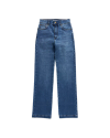 Front view of Women's Vintage High Rise Jean - Medium Wash  on plain background