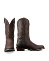 Pair view of The Buck - Molasses Cowhide on plain background