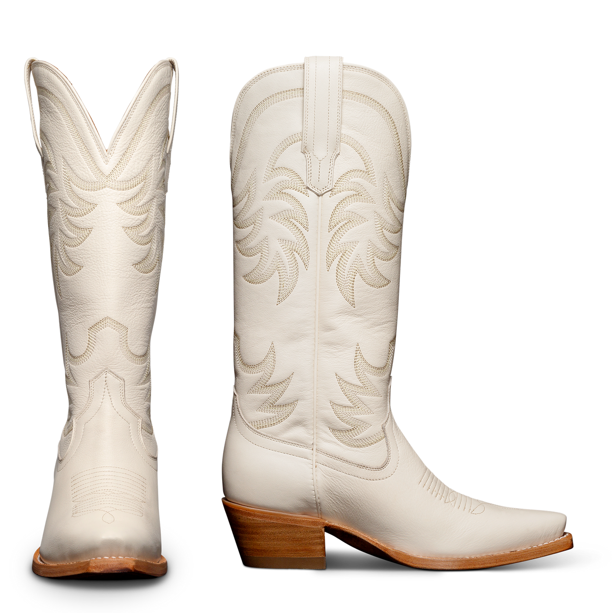 The Annie in Bone Cowhide - Women's Cowgirl Boot | Tecovas