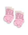 Front view of Baby Cowgirl Socks (2-Pack) - Light Pink on plain background