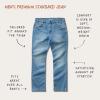 Flat lay of Men's Premium Standard Jean in Light Wash