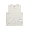 Front view of Women's Muscle Tank - Bone on plain background