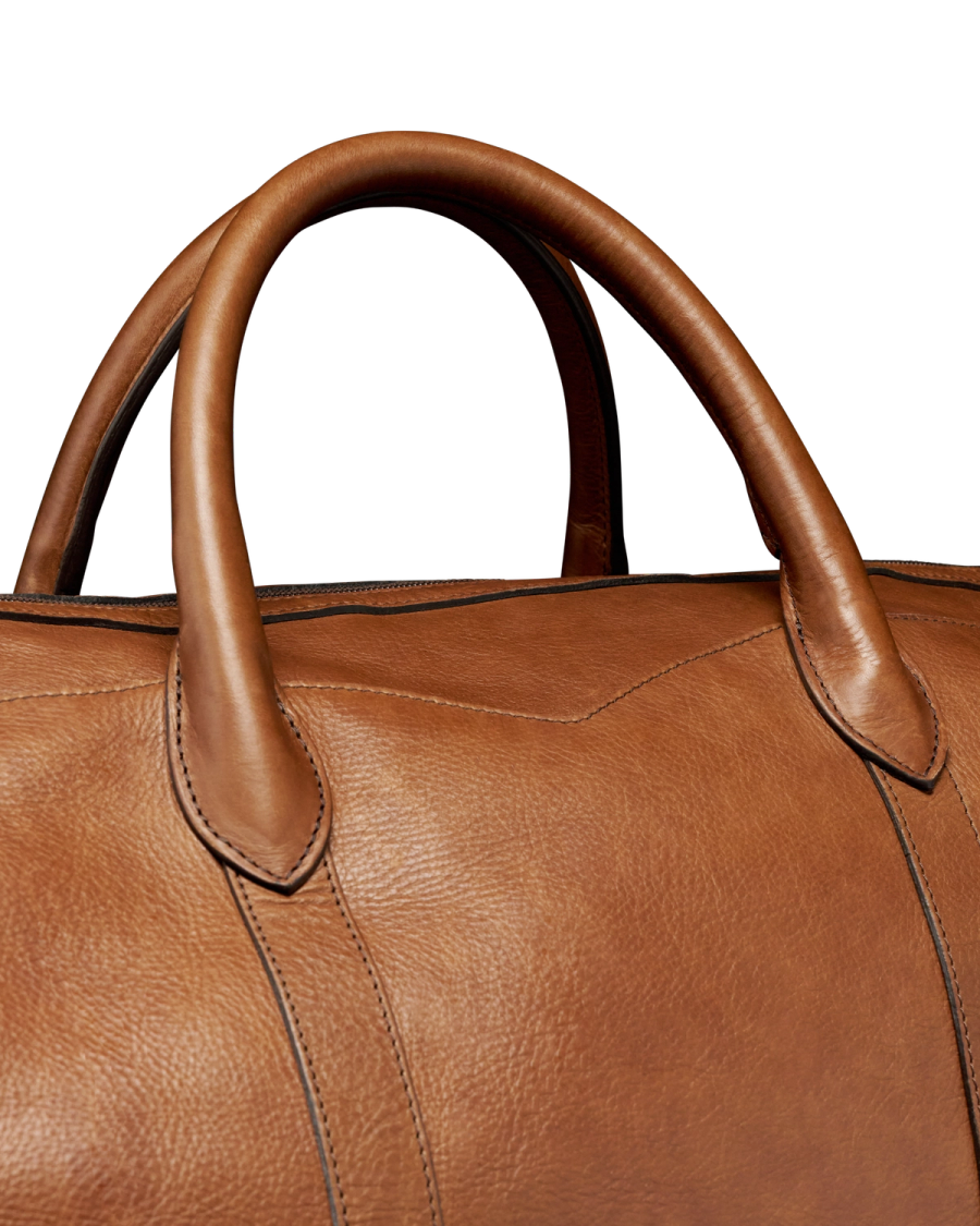 Leather Duffle Bag - Heritage Tan cowhide | Tecovas