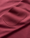 Closeup view of Men's Old School Sweatshirt - Oxblood