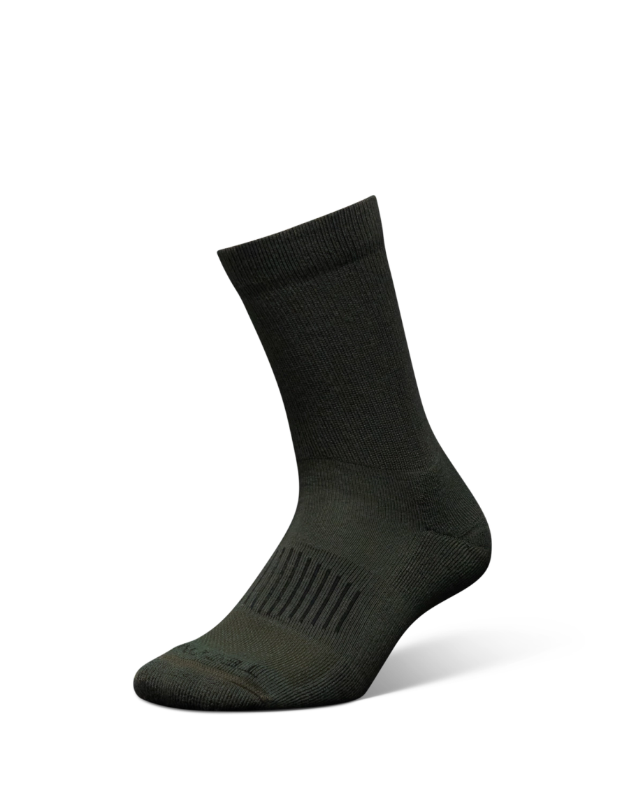 View of Crew Socks (3-Pack) - White / Green / Light Gray