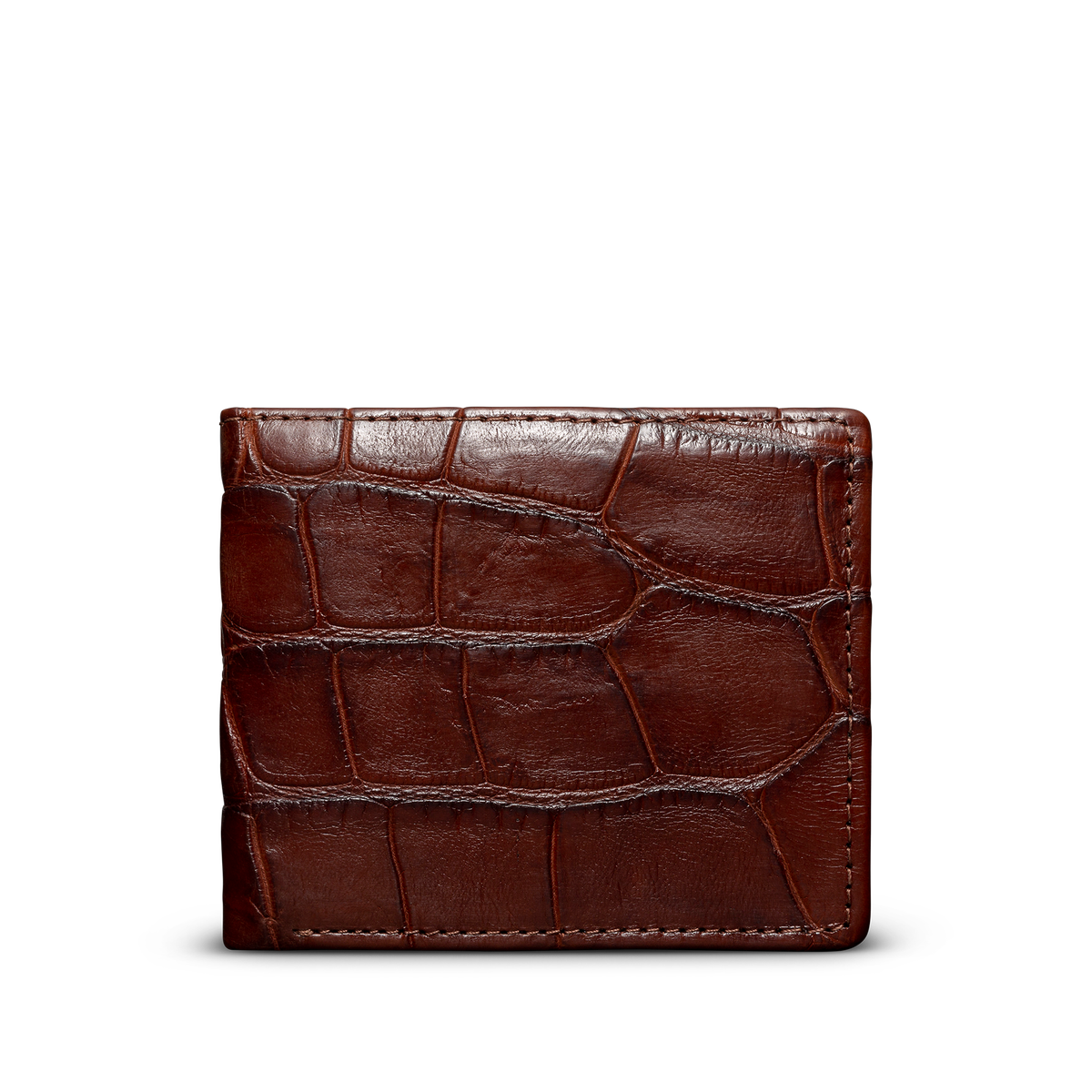 Alligator Billfold - Brown alligator wallet | Tecovas