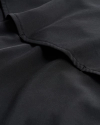 Closeup detail view of Men's Performance Western Pearl Snap SS - Classic Fit - Black