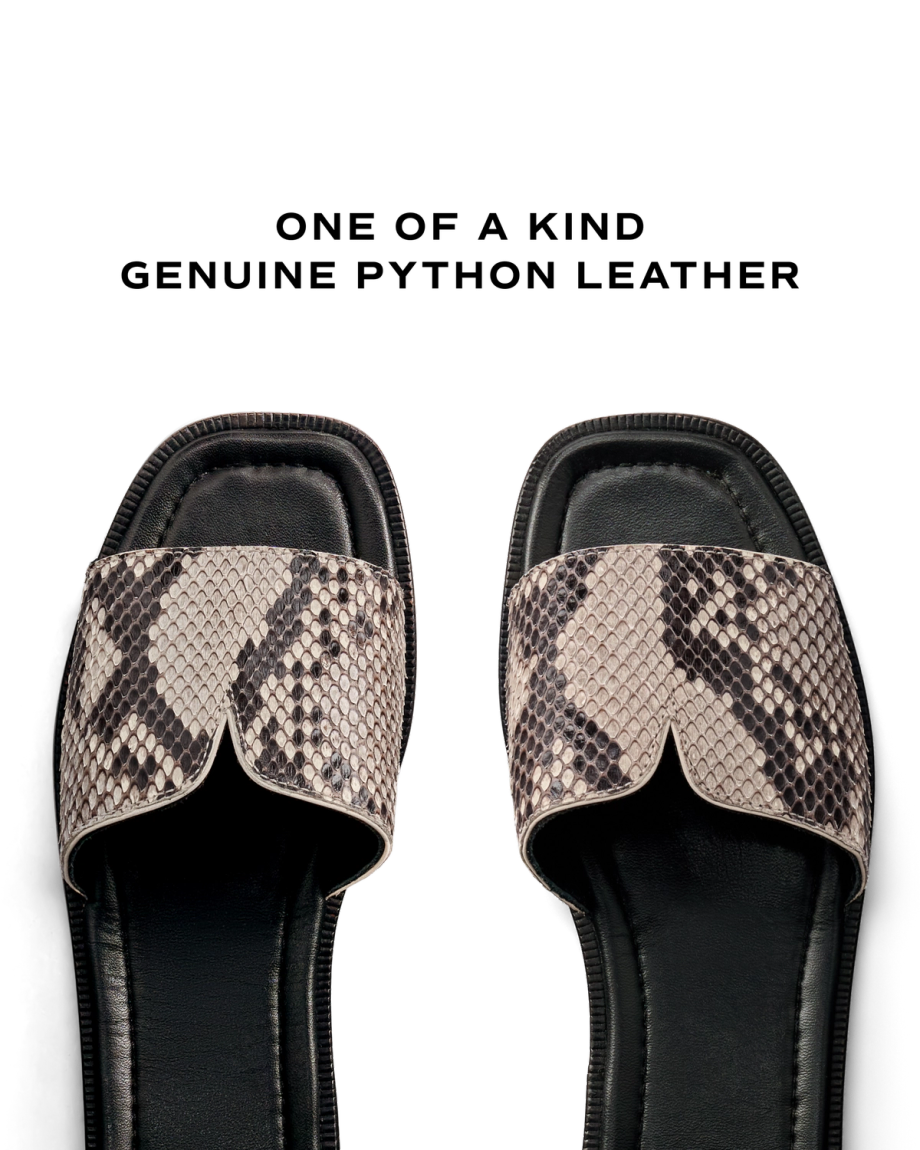 Closeup view of The Carmen - Black/Bone