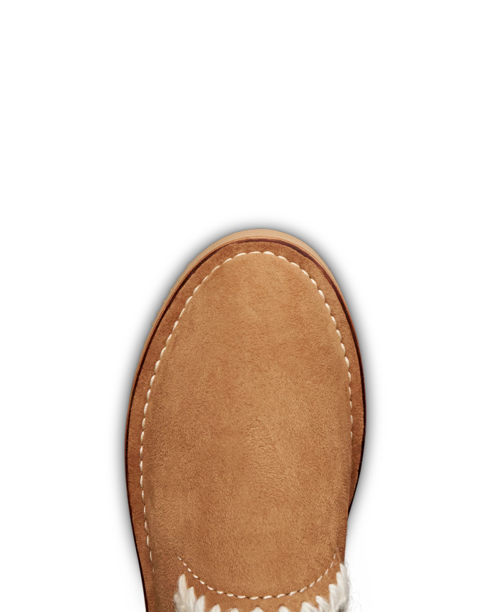 Toe view of The Olivia - Cognac on plain background
