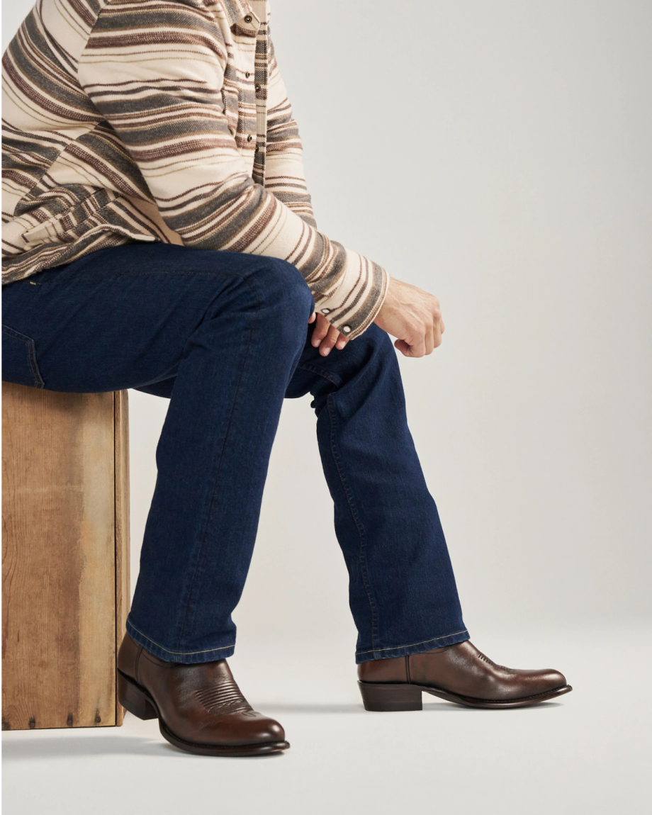 View of The Cartwright - Iced Tea Cowhide