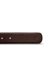 Closeup view of Men's Goat Belt II - Cafe