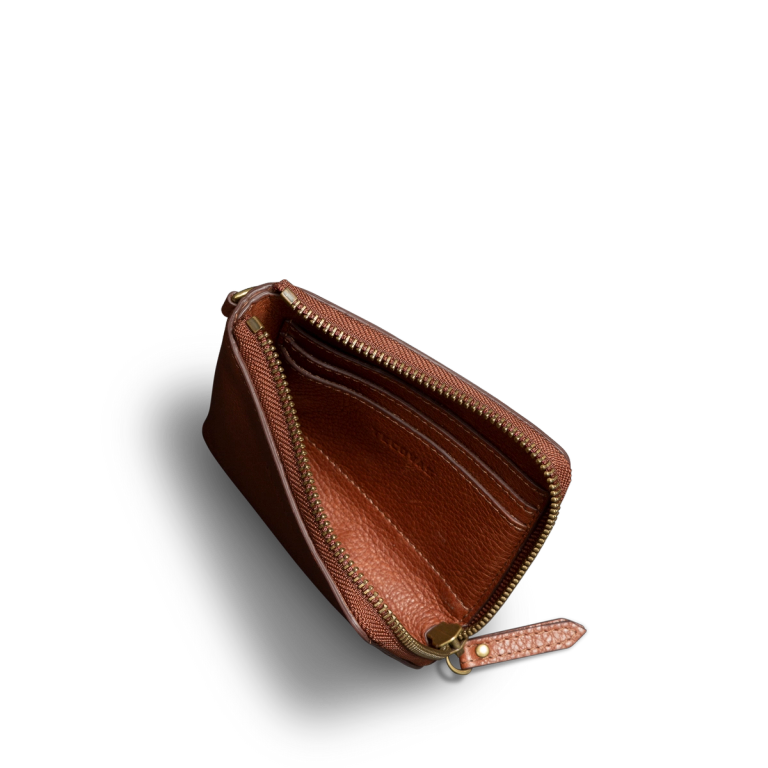 Milled Vachetta Leather | Leather L Zip Wallet - Fawn Bovine | Tecovas