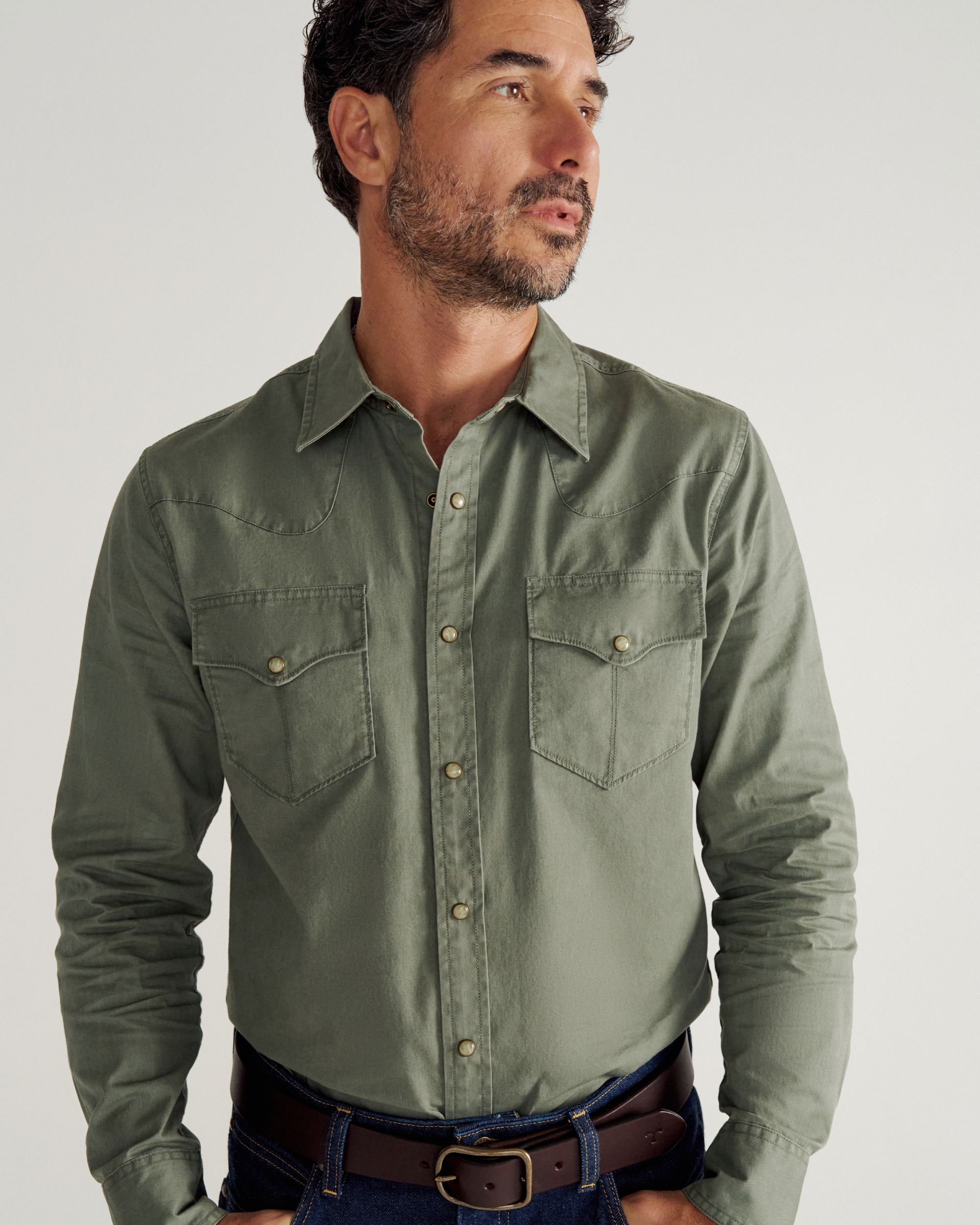 Men's Thorn Stopper Pearl Snap | Tecovas