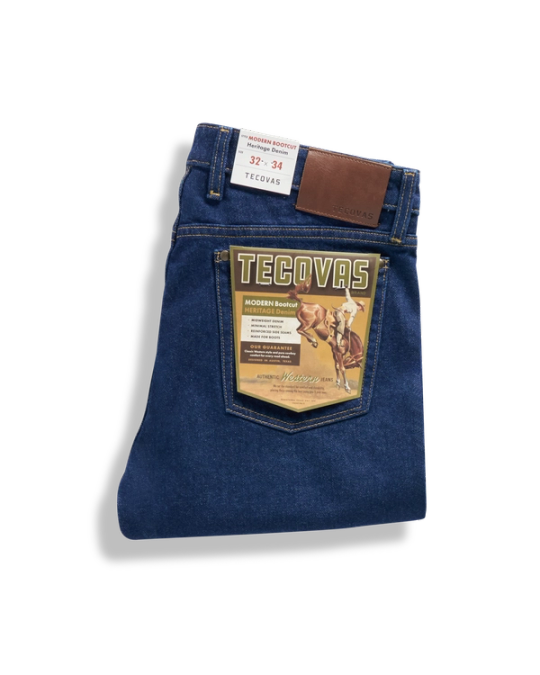Blue Heritage Denim Jeans | Tecovas