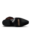 Sole view of Women's Birthday Boot X - Dark Pecan Alligator on plain background