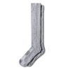 Pair view of Boot Socks - Gray on plain background