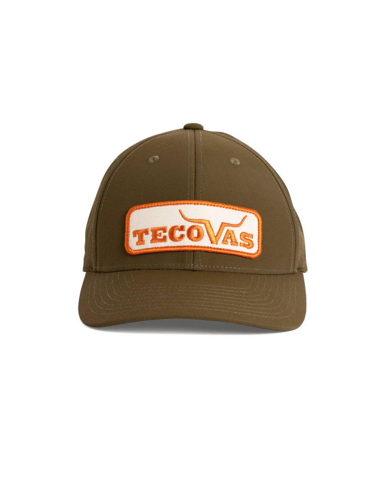 Tecovas Horns Performance Hat, Olive, Nylon