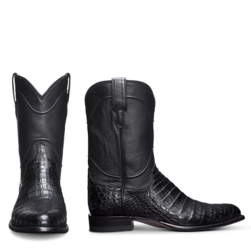 Black Caiman Boots | Tecovas display picture 1