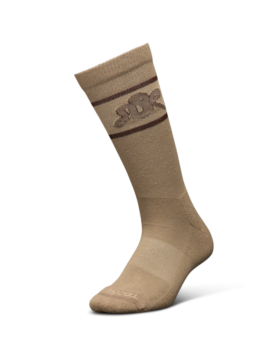 View of Crew Socks (2-Pack) - Texas Rattlesnake Cream