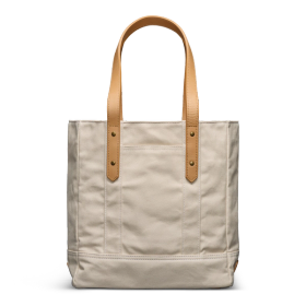 Front view of Classic Canvas Tote - Natural on plain background