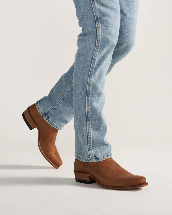View of The Warren - Tumbleweed / Light Sage Calfskin