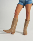 View of The Annie Eyelet - Taupe Roughout