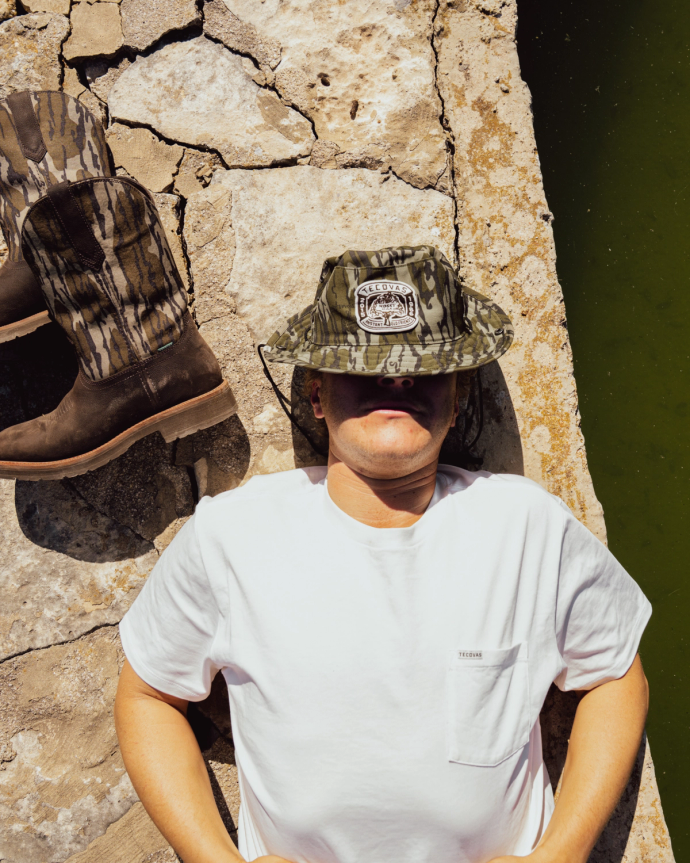 View of Tecovas x Mossy Oak Boonie Hat - MO Original Bottomland