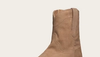 The Dean roper boot in granite colored suede