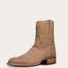 The Roy roper boot in granite colored suede