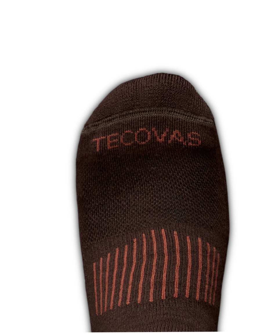 View of Over-The-Calf Socks (3-Pack) - Brown Multi