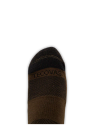 View of Mid-Calf Sock (3 Pack) - Tan / Dark Gray / Brown