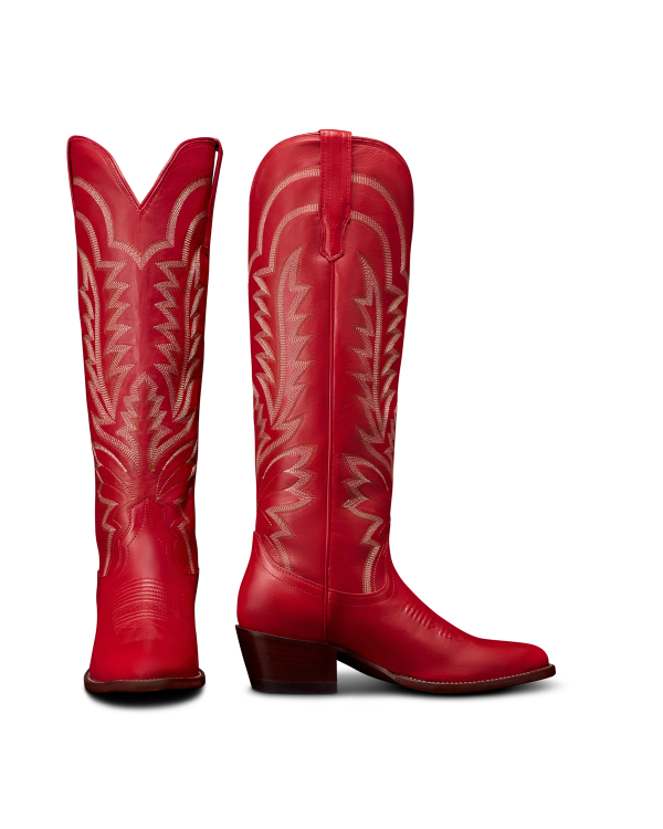 Pair view of The Abby - Crimson on plain background